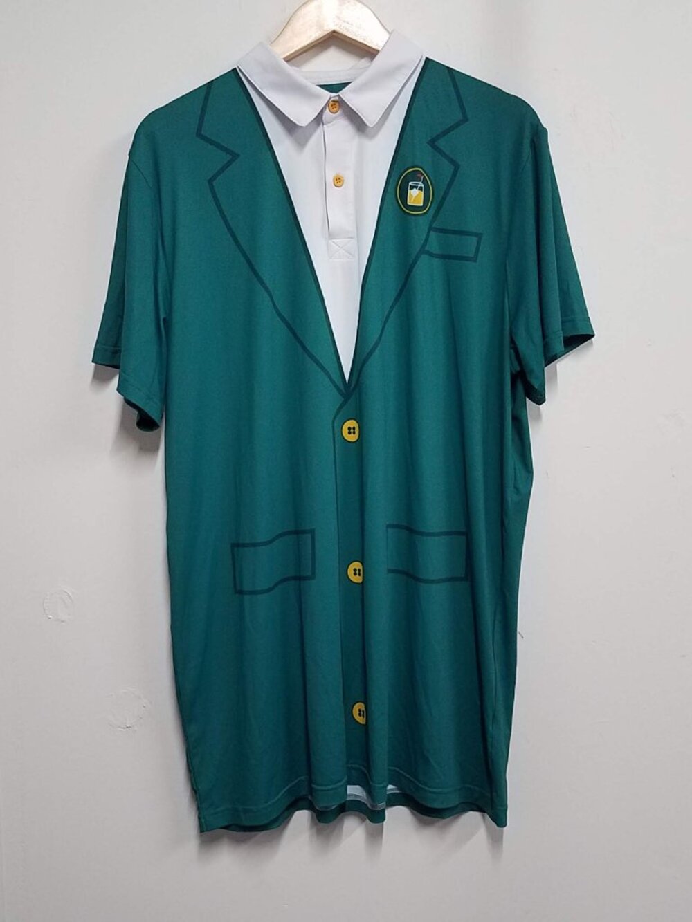 Tipsy Elves Green Blazer Golf Polo Men's Extra Large XL Moisture Wicking
